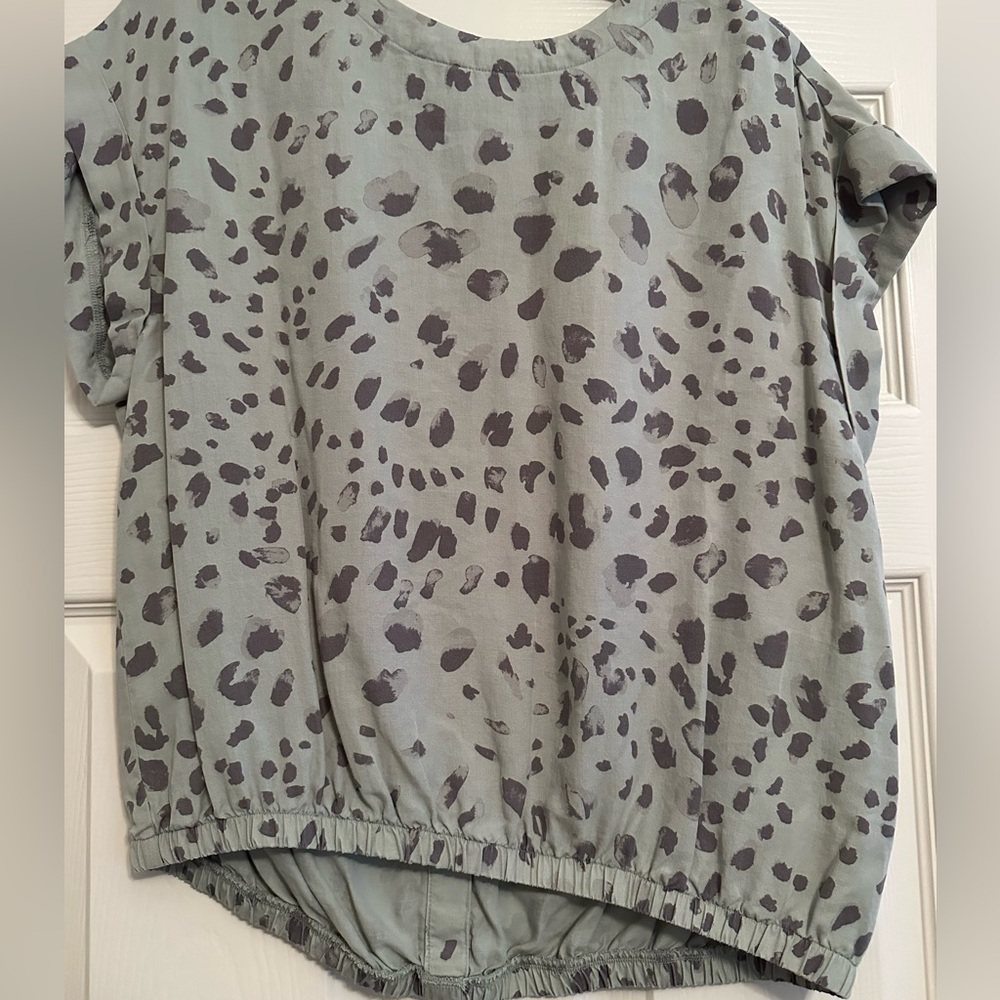 Cloth and stone leopard blouse